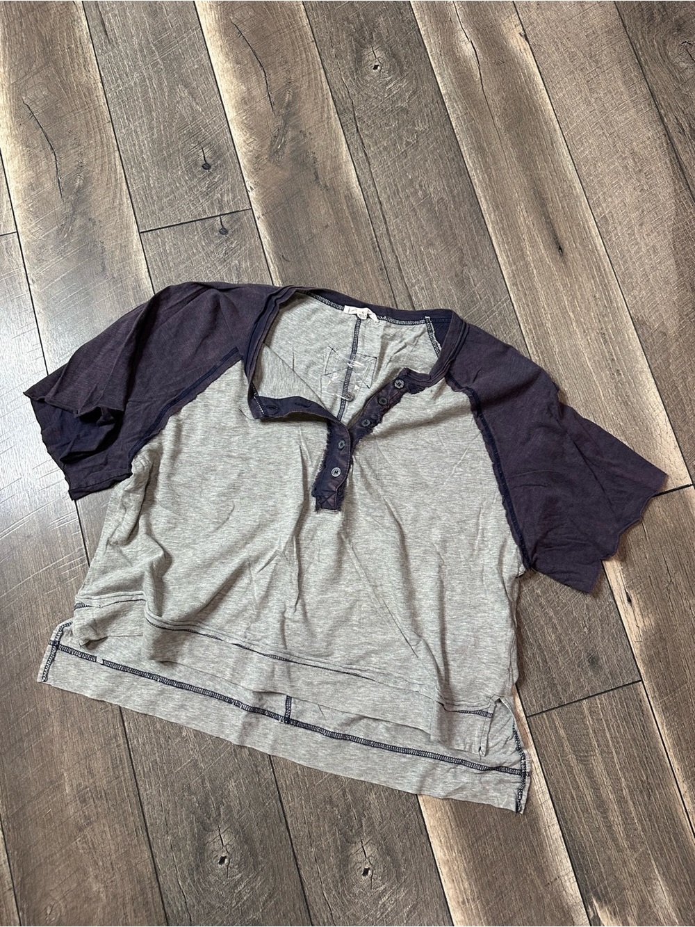 Oli & Hali Crop Short Sleeve Top